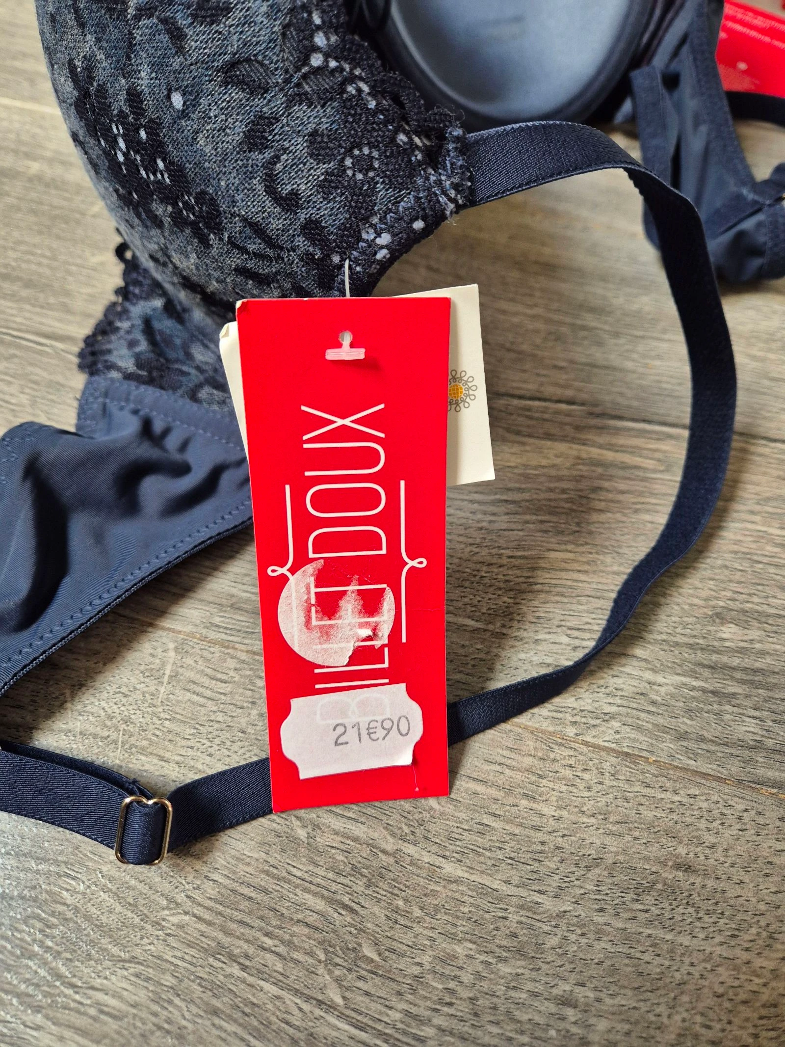 Conjunto sutiã 95C + tanga 42/44 BILLET DOUX Novo – photo 8